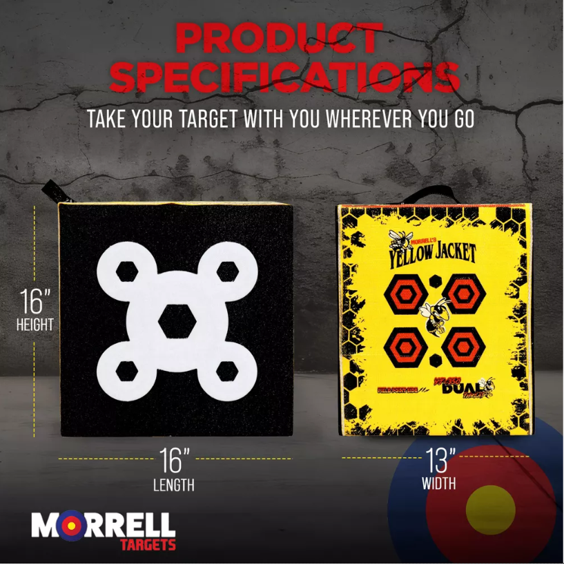 Morrell Yellow Jacket Dual Threat 350 FPS Foam Archery Target
