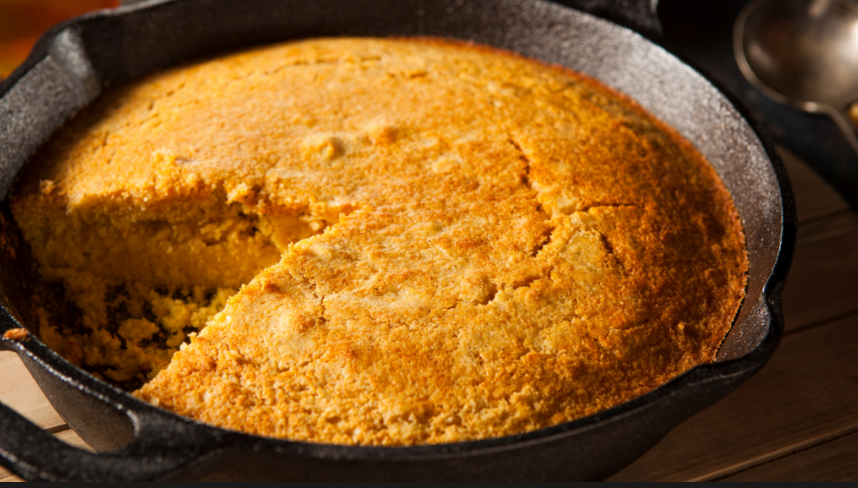 MF (My Favorite) Cornbread in a Cast Iron Skillet — The Only Way to Do It