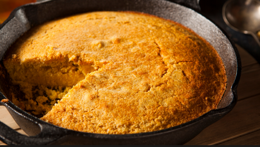 MF (My Favorite) Cornbread in a Cast Iron Skillet — The Only Way to Do It