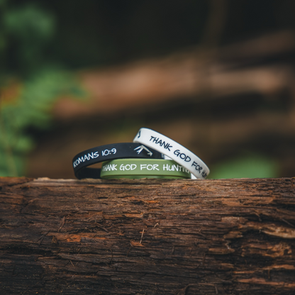 (3 Pack) Thank God For Hunting Bracelet