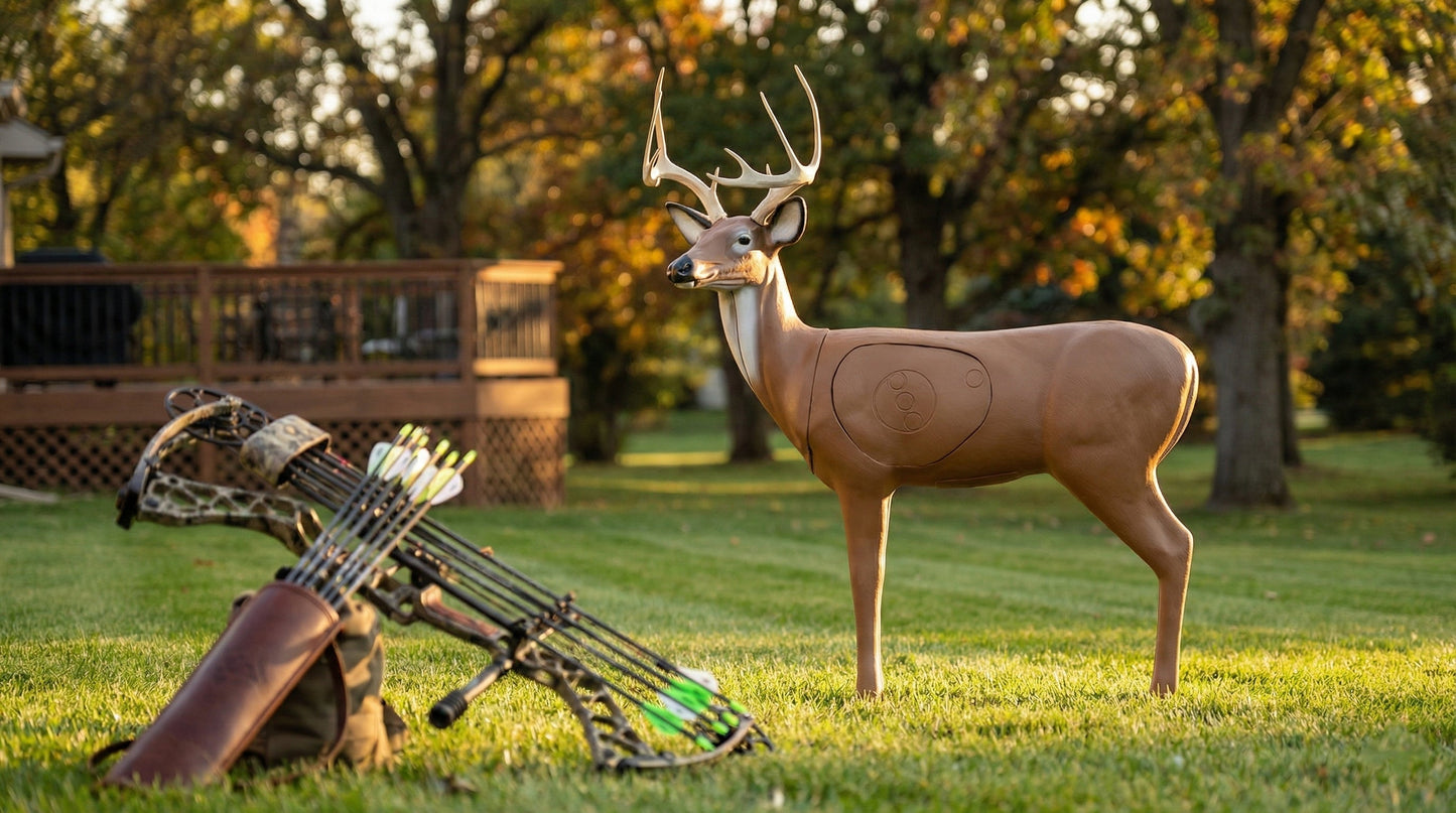 Real Wild 3D Alert Replaceable Vital Deer Buck Archery Target with EZ Pull Foam