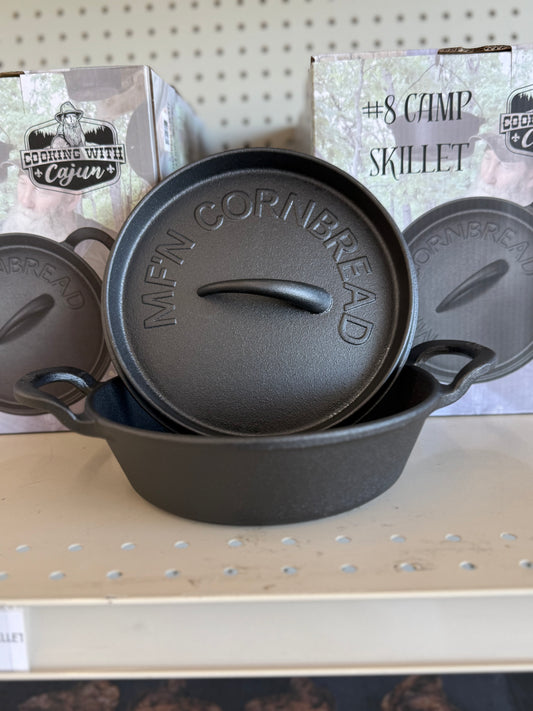 8” MF’N Cornbread Skillet