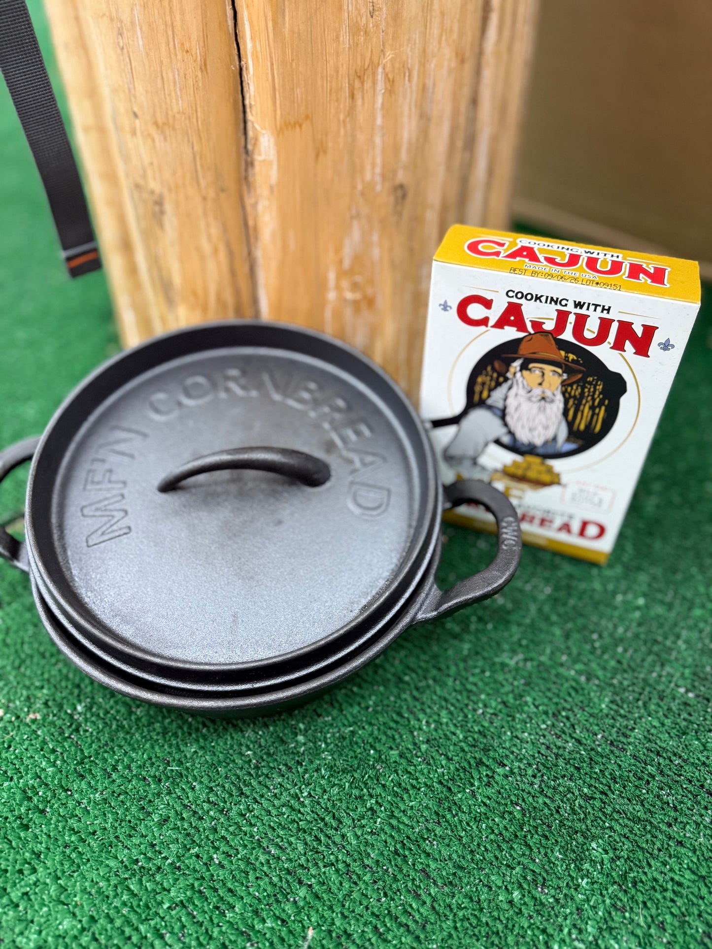 8” MF’N Cornbread Skillet with Free Box of Cornbread