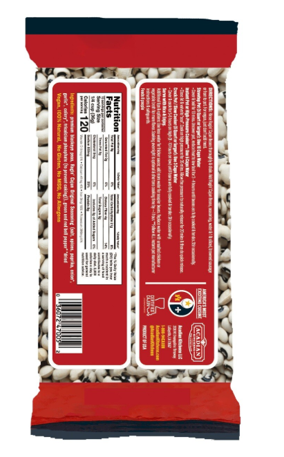 Ragin' Cajun Seasoned Blackeye Peas 16 oz