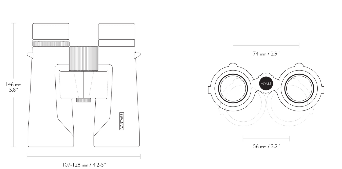 Hawke Vantage 8x42 Binocular