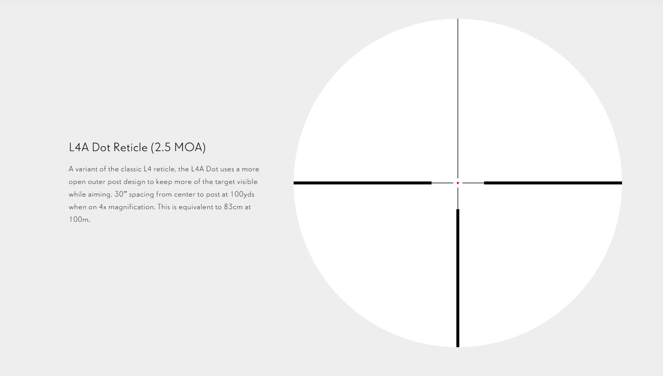 Hawke Vantage IR 4-12x50 L4A Dot Reticle