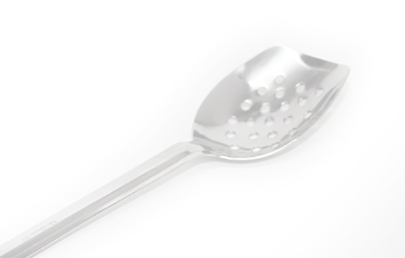 11″ Roux Spoon PREFORATED – Square Tip