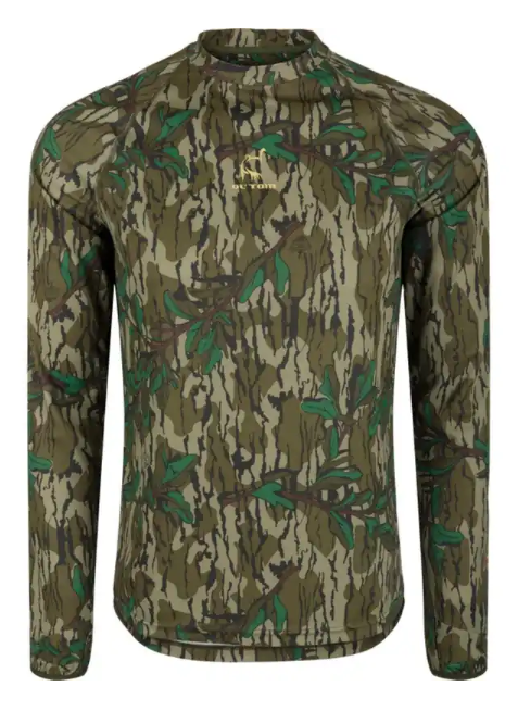 Drake Waterfowl Men‘s Early Bird LS Performance Crew – Greenleaf