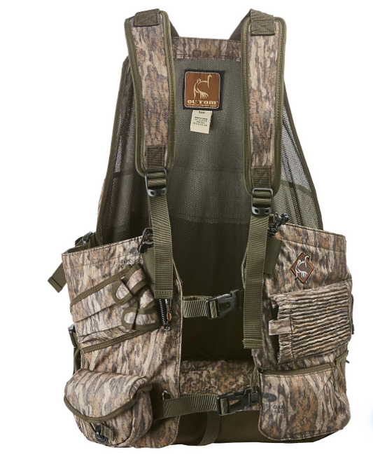 Ol' Tom Men's Time and Motion Easy Rider Turkey Vest Mossy Oak Bottomland