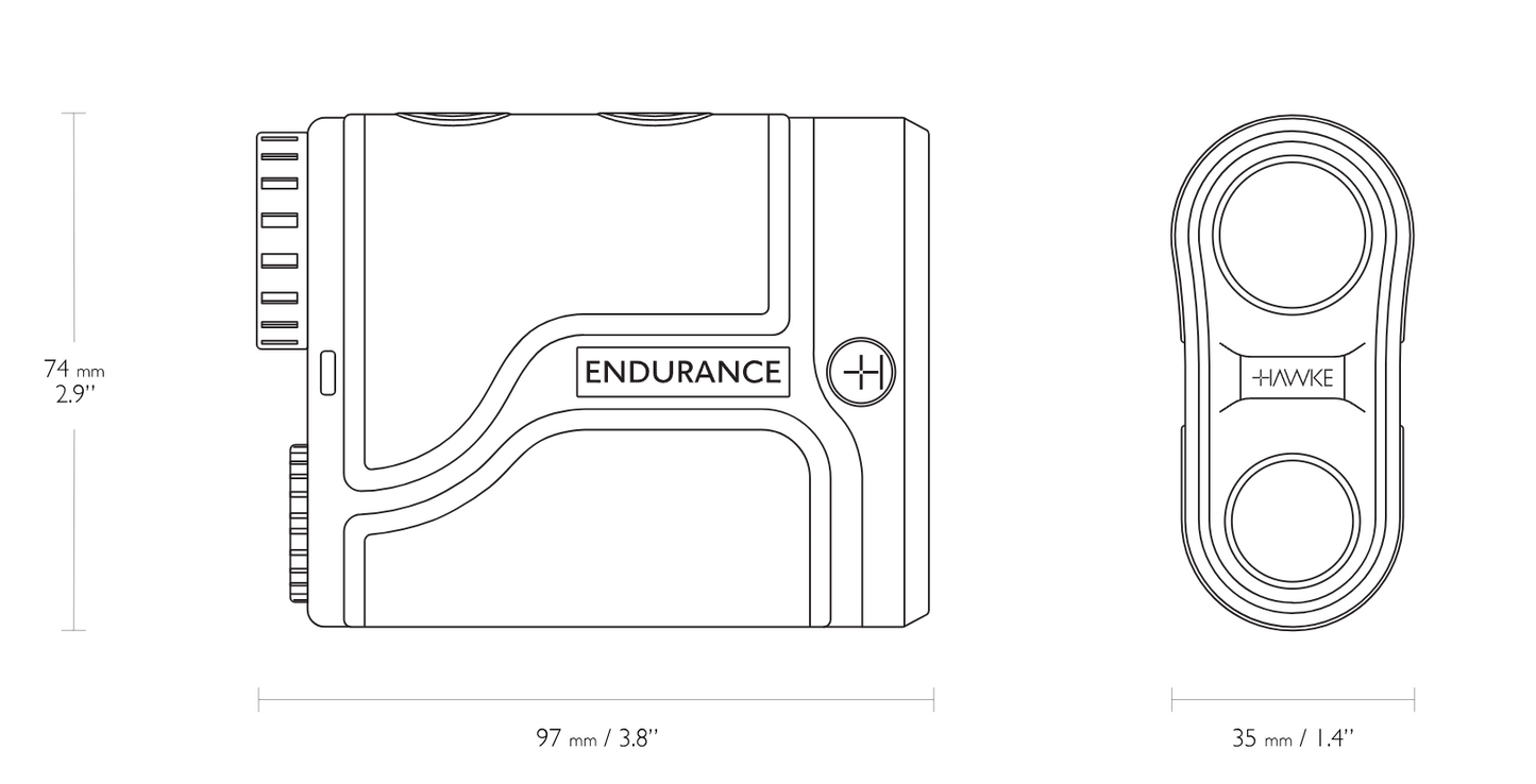Hawke Sport Optics Endurance Laser Range Finder 700m