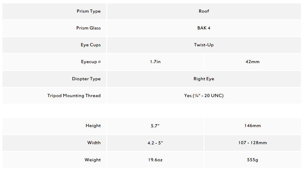 Hawke Vantage 8x42 Binocular