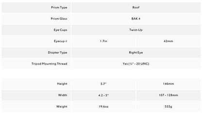 Hawke Vantage 8x42 Binocular