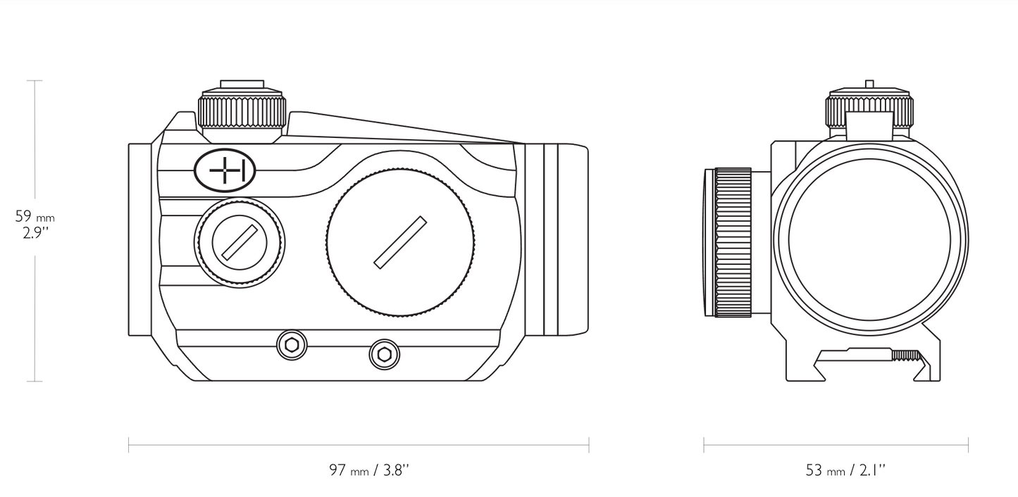Hawke Vantage Red Dot 1x30 Weaver