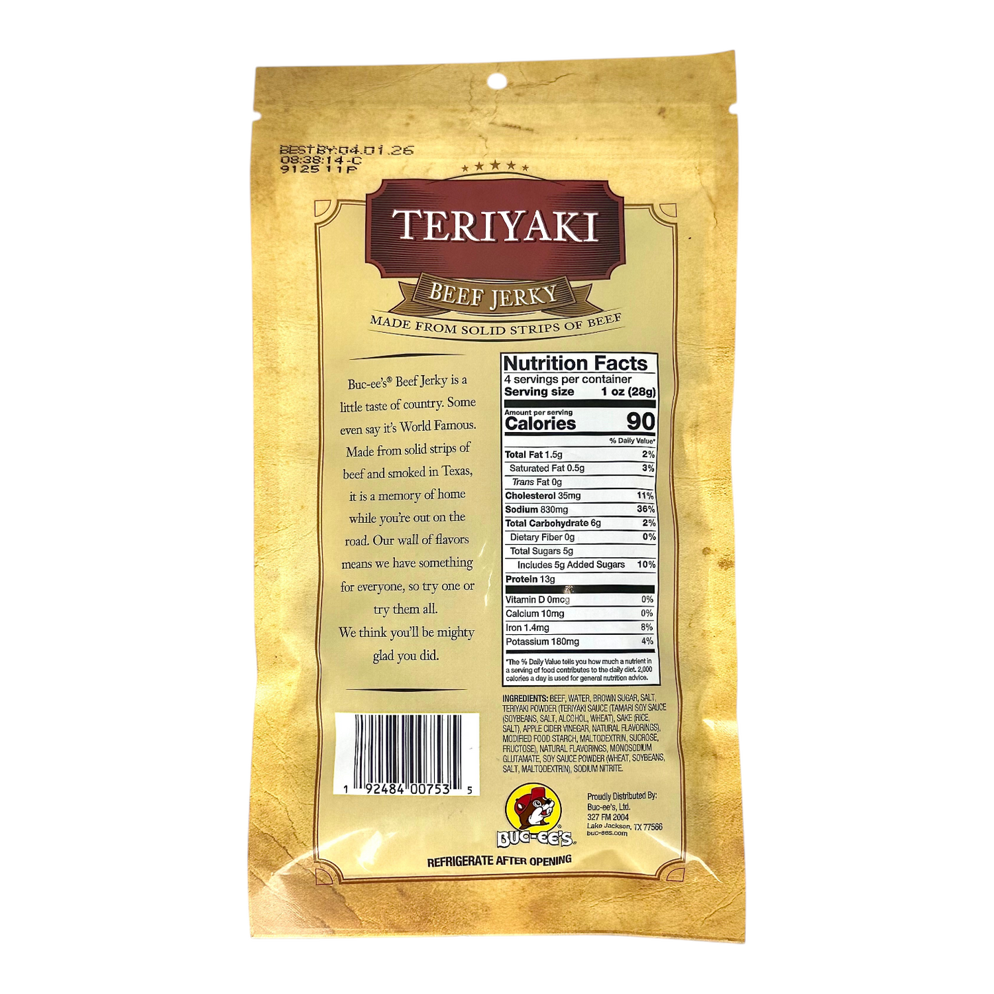 Teriyaki Beef Jerky