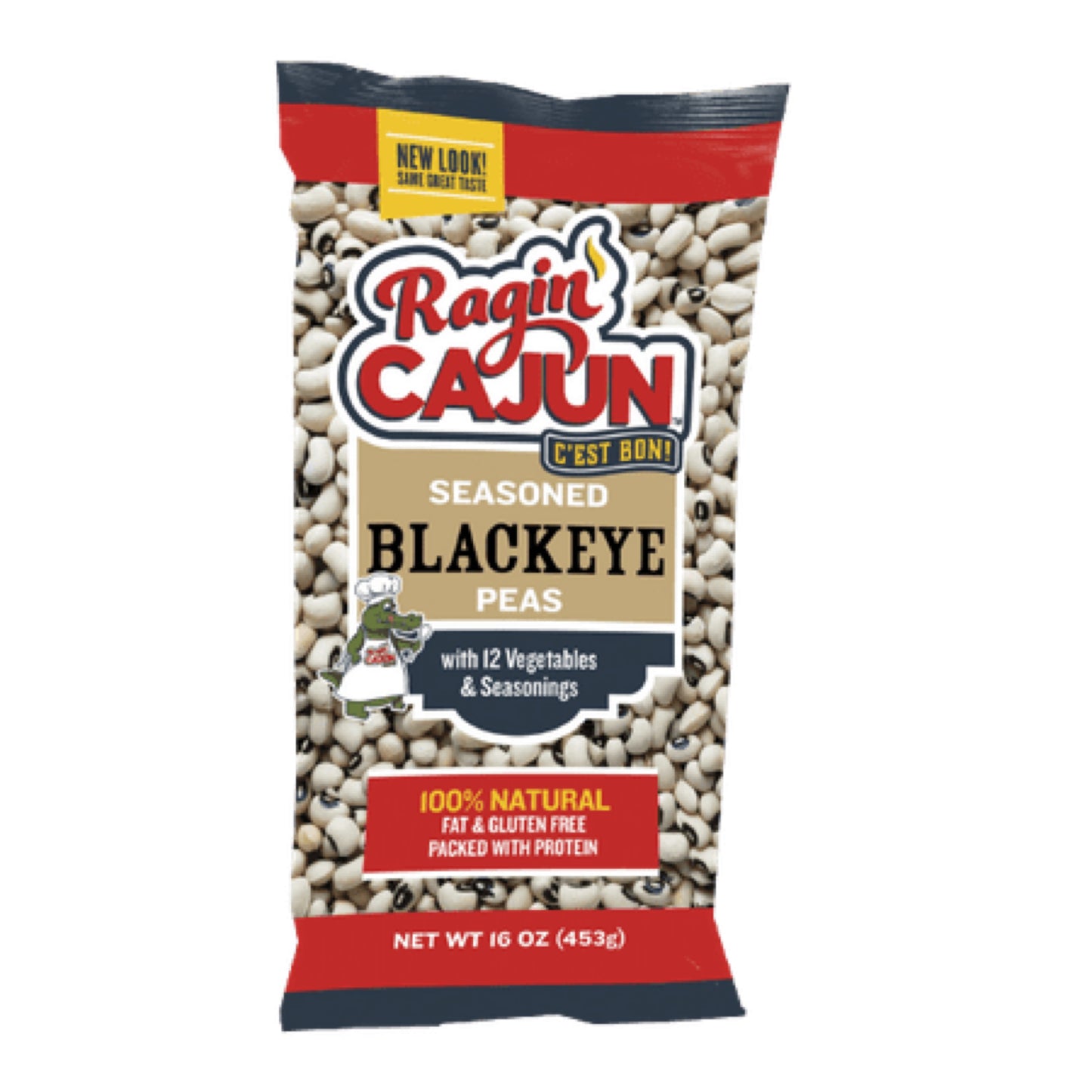 Ragin' Cajun Seasoned Blackeye Peas 16 oz