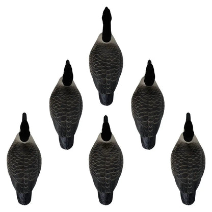 Rugged Series Canada Goose Floaters Touchdown Decoys – Flocked Head 6 Pack