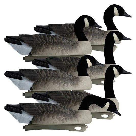Rugged Series Canada Goose Floaters Touchdown Decoys – Flocked Head 6 Pack