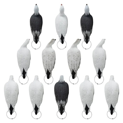 Rugged Series Full Body Snow and Blue Goose Touchdown Decoys 12-Pack